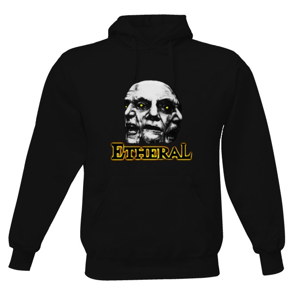 Pánská mikina s kapucí Just Hoods s potiskem EtheraL