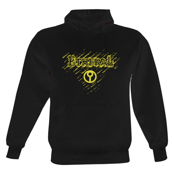 Pánská mikina s kapucí Just Hoods s potiskem EtheraL
